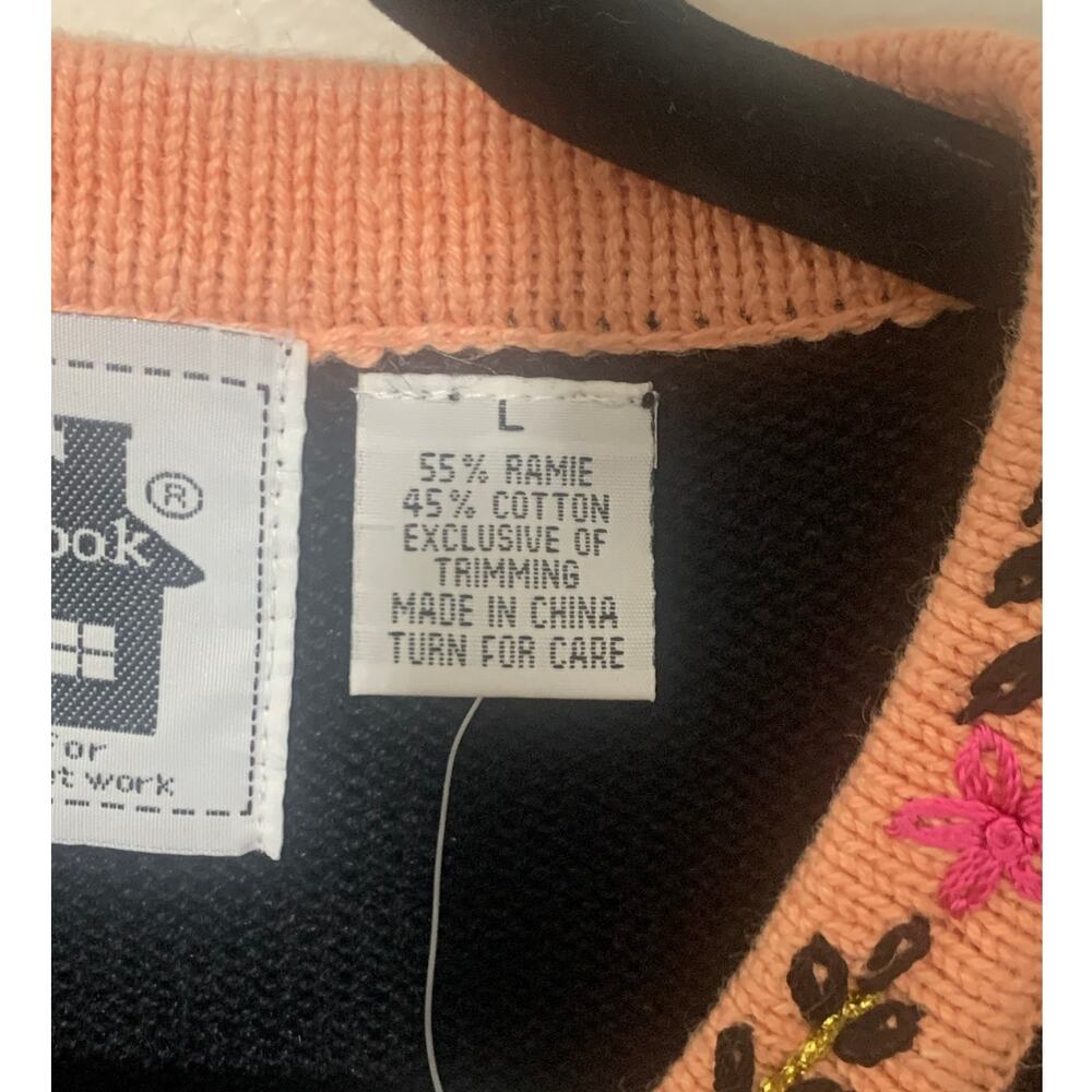 Storybook Knits SZ LG Vintage Embellished Longline Cardigan New With Tags - Picture 5 of 13